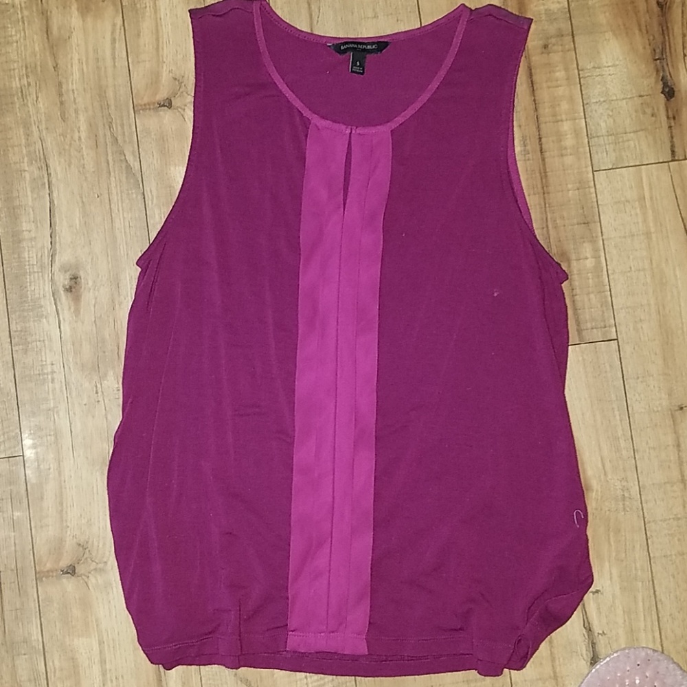 Banana Republic purple top